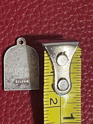 Vintage Silver 'Dunster 1 Mile' Pendant