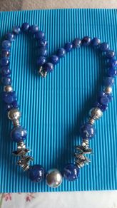 Blue long neck piece