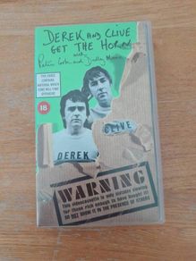 DEREK AND CLIVE GET THE HORN VHS tape/Cassette. with Peter Cook and Dudley Moore, comedy, alternative, 18, collectable, memorabilia.