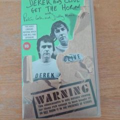 DEREK AND CLIVE GET THE HORN VHS tape/Cassette. with Peter Cook and Dudley Moore, comedy, alternative, 18, collectable, memorabilia.