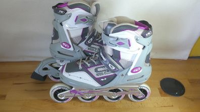Roller Derby Aerio Q 60 Womens Inline Skates UK  Ire Size 8 Euro 42 Elite Series Purple Grey