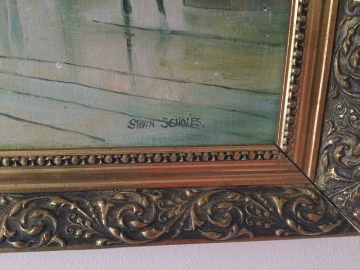 Art - Vintage Oil on Board ( Steven Scholes)