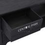 TV Cabinet Black 115x30x40 cm Wood Image 6