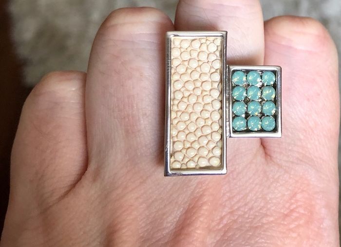 Brand new Swarovski silver ring