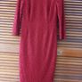 Red Lace Midi Dress Image 2
