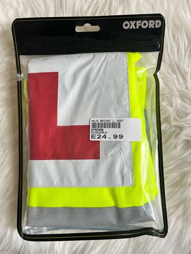 Motorcycle L-Vest Hi-Visibilty Size S