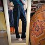 Magee Ireland black woolen smart full length trousers women 12 14 Image 8