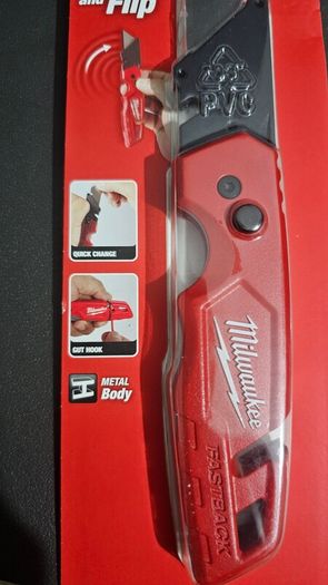 Milwaukee Fastback, 4 pack Inkzall markers & 50 x Utility Blades
