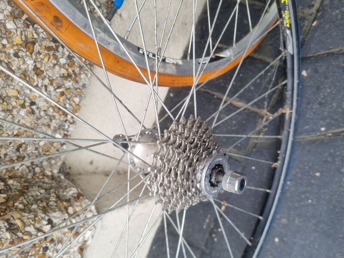 bike wheels  x 3