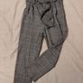 H&m Grey Belted Trousers, part wool Image 4
