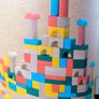 Wooden Building Blocks. Large Mixed Set (150+ Pieces). Image 3