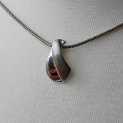 Vintage silver pendant and chain, free shipping!
