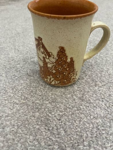 Vintage Ashdale Pottery English Country Cottage Stoneware Mug Made in England