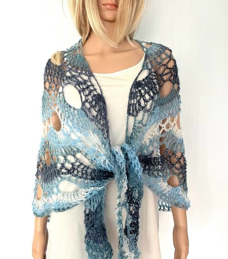 handmade crochet shawl