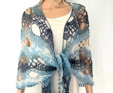 handmade crochet shawl