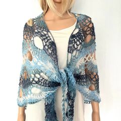 handmade crochet shawl