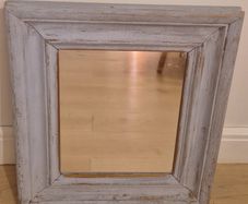 Oak Mirror Upcycled in Annie Sloan Louis Blue