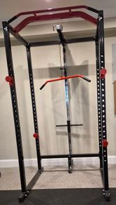 Power rack & Weights with pulley