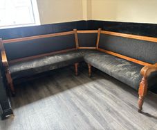 Corner pub seating