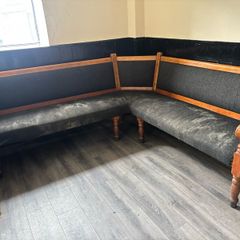 Corner pub seating