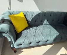 velvet couch