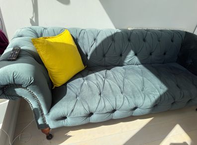 velvet couch