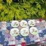 6 vintage asian sides plates postage possible Image 2