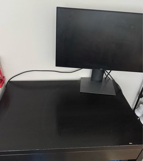 Desk and 2x monitors