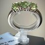 Sterling silver ring 925 with Peridot Image 4