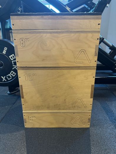Plyometric wooden boxes