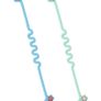 Silicone Toy Clip, 2Pcs Toy Safety Straps, Food Grade Silicone Pacifier Clips Sippy Cup Strap, Adjustable Stroller Pacifier Strap Hanging Toys, Baby Toy Anti Drop Chain Image 7
