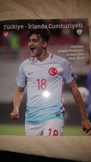 Turkey v Ireland vip match programme from the recent game