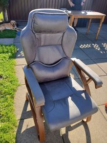Leather armchair