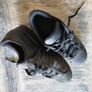 ADIDAS black superstar trainers (size UK5) Image 6