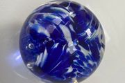 Vintage glass paperweight