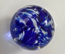 Vintage glass paperweight