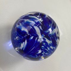 Vintage glass paperweight