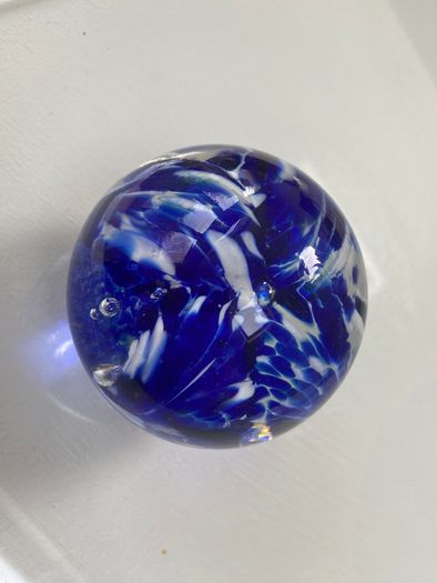 Vintage glass paperweight