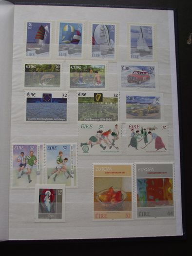 A new stock book (Number 2) filled with mint Irish stamps from years 1968-2000