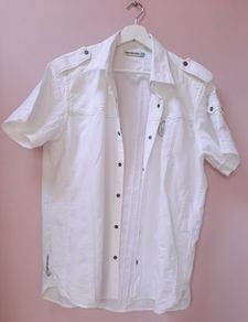 Shirt designer white duck and cover