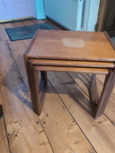 Vintage tables G plan quadrille nest of tables