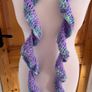 Handmade crochet scarf swirly fairy Image 3