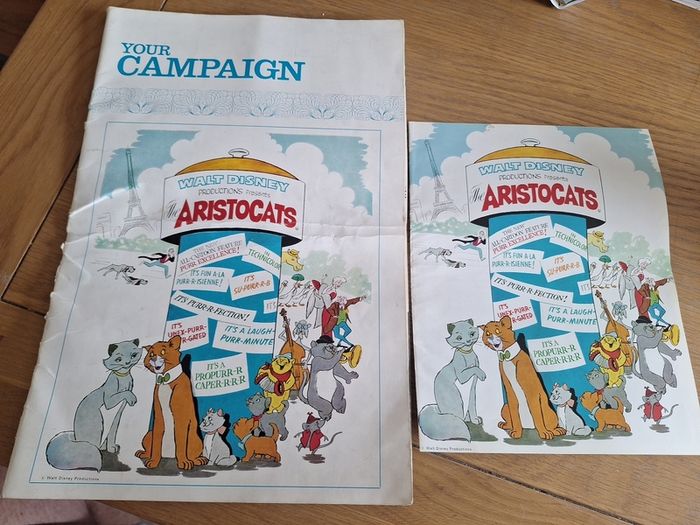 Walt Disneys The Aristocats Press Campaign Book