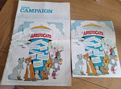 Walt Disneys The Aristocats Press Campaign Book