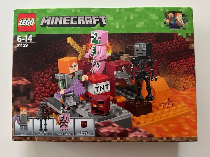 Lego Minecraft The Nether Fight 21139