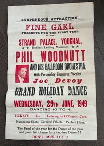 1949  Rare Original  Dance Poster:  Phil Woodnutt