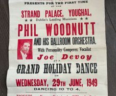 1949  Rare Original  Dance Poster:  Phil Woodnutt