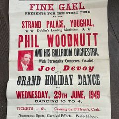 1949  Rare Original  Dance Poster:  Phil Woodnutt
