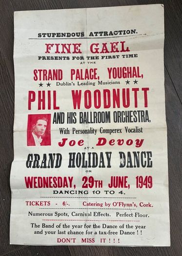 1949  Rare Original  Dance Poster:  Phil Woodnutt