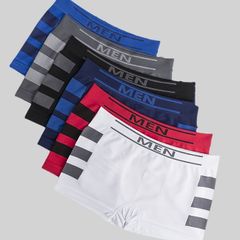 Men Boxer Shorts, One Size, 3 pieces for 10 euros.